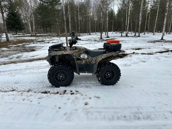 2019 Yamaha Grizzly 700, зелёный, 900000 рублей - вид 1