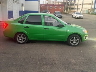 2013 Lada (ВАЗ) Granta I, зелёный, 450000 рублей, вид 2