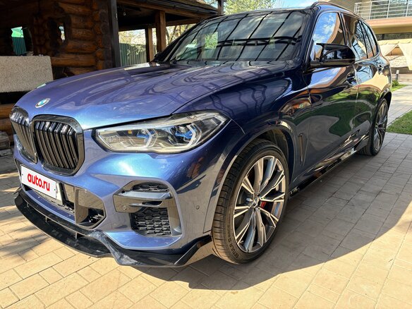 2021 BMW X5 40i IV (G05/G18), синий, 7700000 рублей - вид 12