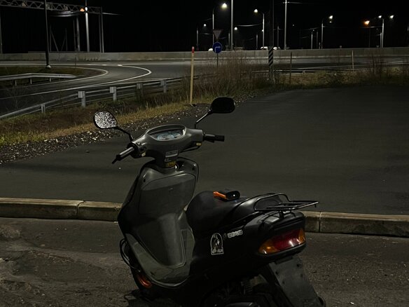 1995 Honda Tact, чёрный, 65000 рублей - вид 6