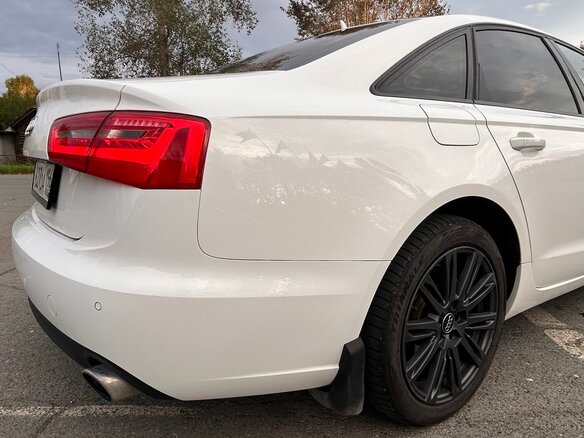 2014 Audi A6 IV (C7), белый, 1800000 рублей - вид 7