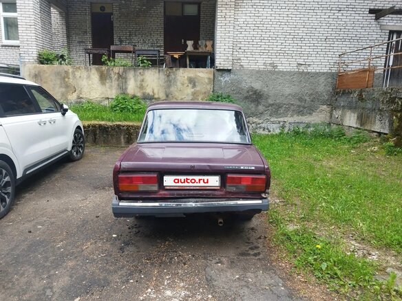 2008 Lada (ВАЗ) 2107, пурпурный, 60000 рублей - вид 1