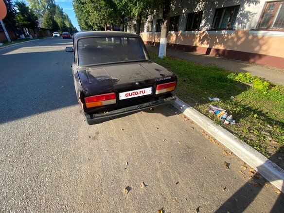 2009 Lada (ВАЗ) 2107, фиолетовый, 75000 рублей - вид 2