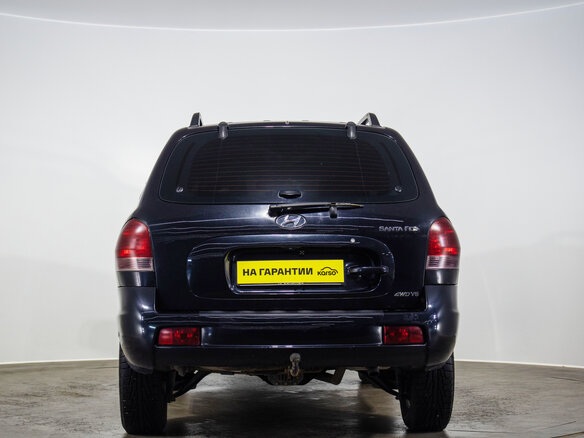 2008 Hyundai Santa Fe Classic Classic, чёрный - вид 4