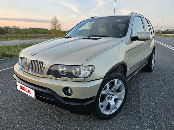 2000 BMW X5 3.0i I (E53), жёлтый, 980000 рублей
