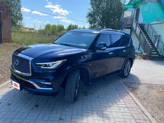 2018 Infiniti QX80 I Рестайлинг 2, синий, 4650000 рублей, вид 3