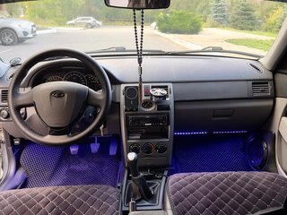 2013 Lada (ВАЗ) Priora I, серебристый, 550000 рублей, вид 5