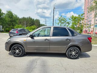 2015 Lada (ВАЗ) Granta I, коричневый, 499000 рублей, вид 4
