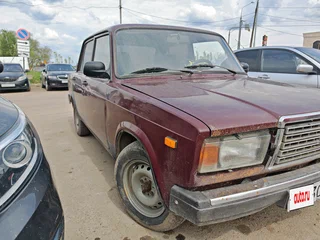 2005 Lada (ВАЗ) 2107, пурпурный, 80000 рублей, вид 1