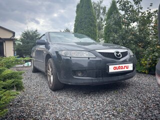 2006 Mazda 6 I (GG) Рестайлинг, чёрный, 480000 рублей, вид 2