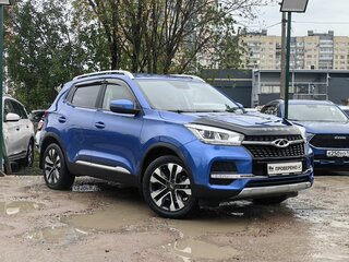 2021 Chery Tiggo 4 I Рестайлинг, синий, 1529000 рублей, вид 3