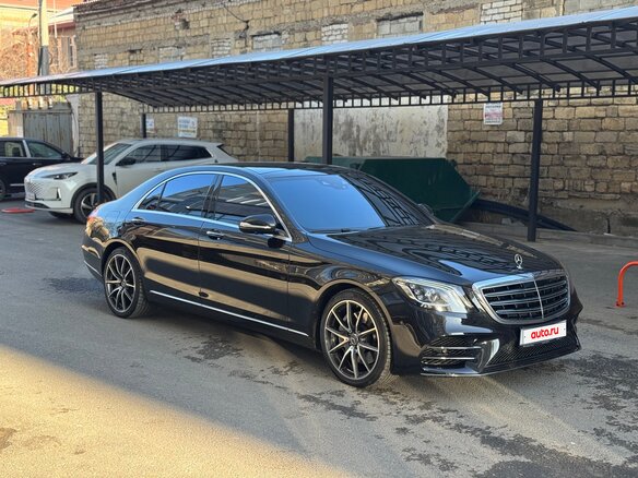 2018 Mercedes-Benz S-Класс 450 Long VI (W222, C217) Рестайлинг, чёрный, 4500000 рублей - вид 3