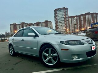 2007 Mazda 6 I (GG) Рестайлинг, серый, 400000 рублей, вид 4