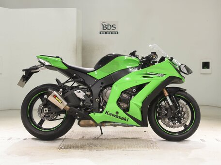 2013 Kawasaki ZX-10R Ninja, зелёный, 1100000 рублей, вид 2