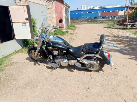 2005 Kawasaki VN2000 Vulcan, чёрный, 630000 рублей, вид 4