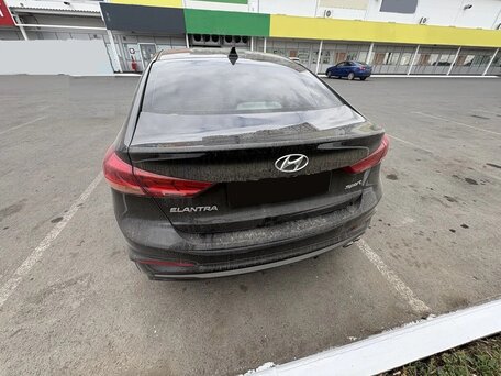 2017 Hyundai Elantra Sport VI (AD), чёрный, 1342000 рублей, вид 3