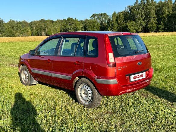 2006 Ford Fusion I Рестайлинг, красный, 415000 рублей - вид 4