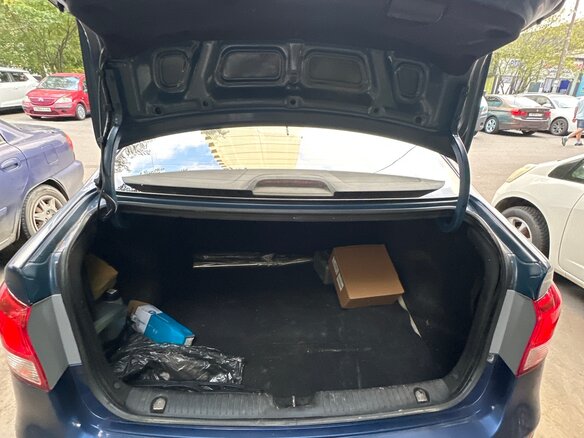 2015 Kia Rio III Рестайлинг, синий, 450000 рублей - вид 9