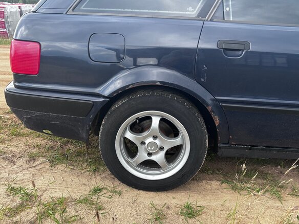 1992 Audi 80 V (B4), синий, 260000 рублей - вид 8