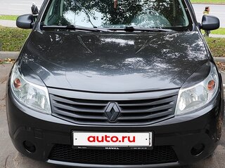 2012 Renault Sandero I, чёрный, 585000 рублей, вид 1