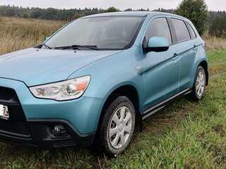2012 Mitsubishi ASX I Рестайлинг, голубой, 610000 рублей, вид 1