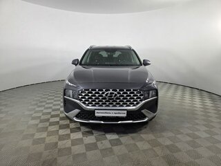 2021 Hyundai Santa Fe IV Рестайлинг, синий, 3140000 рублей, вид 2