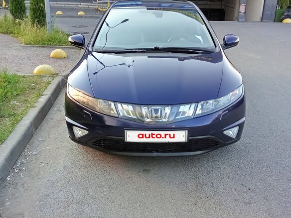 2008 Honda Civic AMT VIII Рестайлинг, синий, 580000 рублей - вид 2