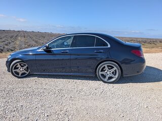 2015 Mercedes-Benz C-Класс 180 IV (W205), синий, 2400000 рублей, вид 4