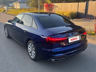 2021 Audi A4 35 TFSI V (B9) Рестайлинг, синий, 3090000 рублей, вид 4