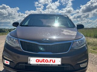 2015 Kia Rio III Рестайлинг, коричневый, 1060000 рублей, вид 3