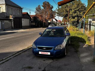 2014 Lada (ВАЗ) Priora I Рестайлинг, синий, 490000 рублей, вид 2