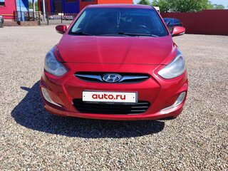 2012 Hyundai Solaris I, красный, 785000 рублей, вид 2