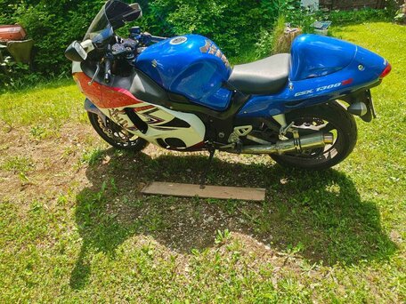 2007 Suzuki GSX 1300 R Hayabusa, синий, 600000 рублей, вид 1