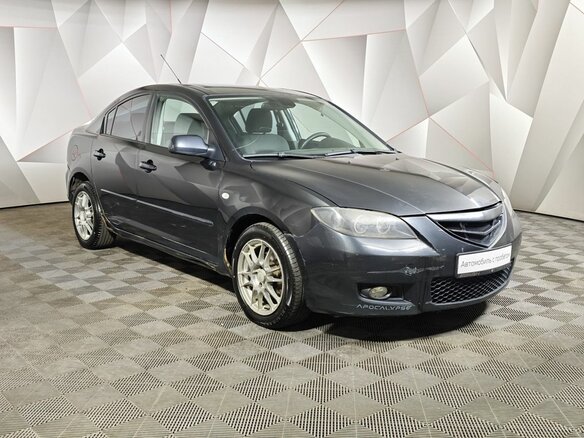 2008 Mazda 3 I (BK) Рестайлинг, чёрный, 450000 рублей - вид 2