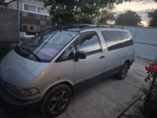 1991 Toyota Previa I (XR10, XR20), серый, 250000 рублей, вид 1