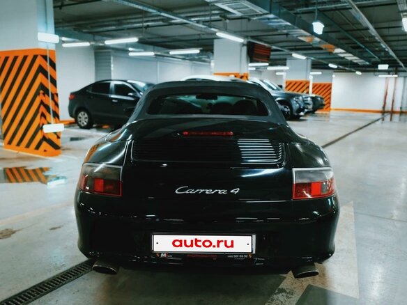 2002 Porsche 911 Carrera 4 V (996) Рестайлинг, чёрный - вид 6