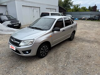 2012 Lada (ВАЗ) Granta I, серебристый, 385000 рублей, вид 2