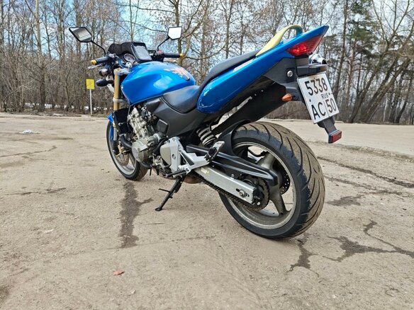 2005 Honda CB 600F Hornet, синий, 450000 рублей - вид 13