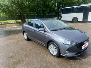 2021 Hyundai Solaris II Рестайлинг, серый, 1460000 рублей, вид 4