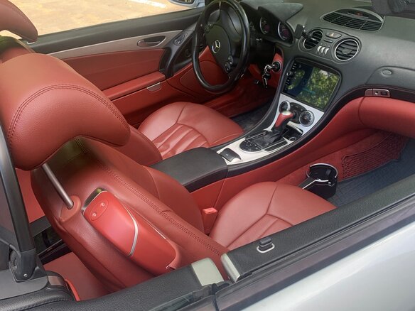 2003 Mercedes-Benz SL-Класс AMG 55 AMG II (R230), серый, 4000000 рублей - вид 13