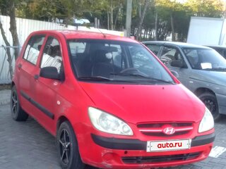 2008 Hyundai Getz I Рестайлинг, красный, 250000 рублей, вид 2