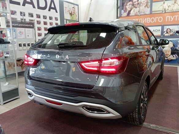 2026 Lada (ВАЗ) Vesta SW Cross I Рестайлинг (NG), серый, 2118000 рублей - вид 6