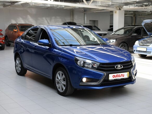 2020 Lada (ВАЗ) Vesta I, синий, 965000 рублей