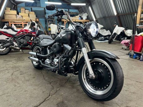 2010 Harley-Davidson Fat Boy, чёрный, 1190000 рублей, вид 1