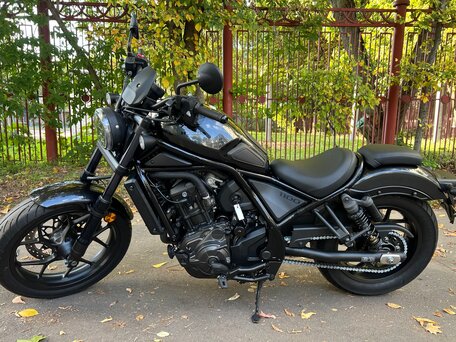 2021 Honda CMX 1100 Rebel, серый, 965000 рублей, вид 2
