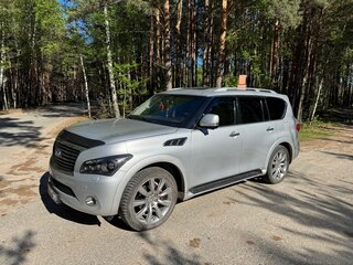 2011 Infiniti QX56 II, серебристый, 1900000 рублей, вид 1