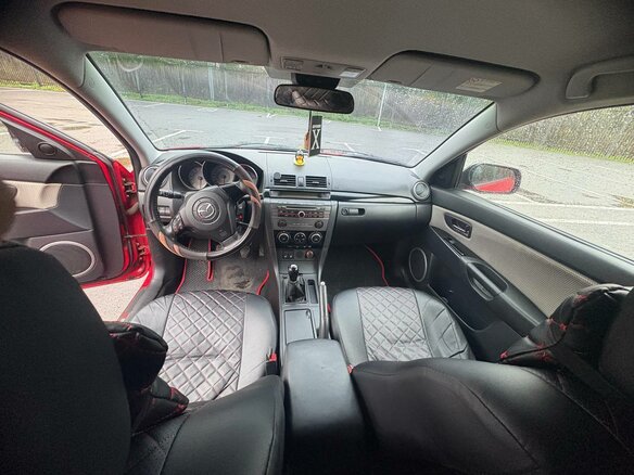 2008 Mazda 3 I (BK) Рестайлинг, красный, 550000 рублей - вид 10