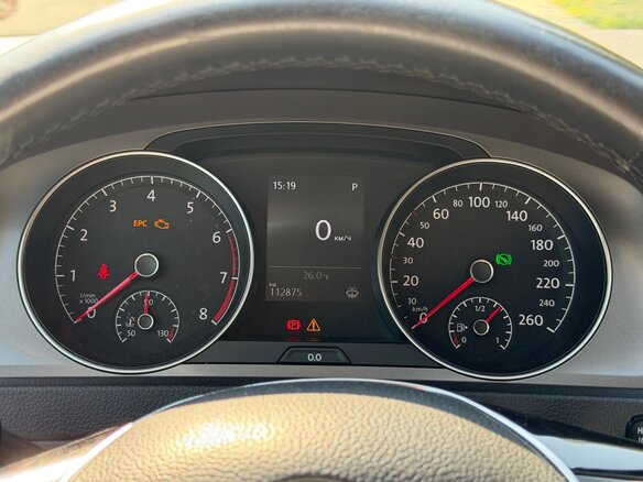 2014 Volkswagen Golf VII, чёрный - вид 7