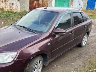 2015 Lada (ВАЗ) Granta I, пурпурный, 380000 рублей, вид 4