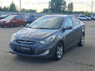 2012 Hyundai Solaris I, серый, 645000 рублей, вид 1
